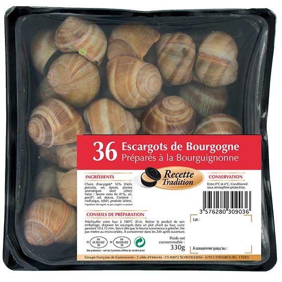 Escargots de Bourgogne (Belle Grosseur, Très gros ouTradition (T9)