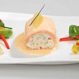Paupiettes de saumon au beurre de citron