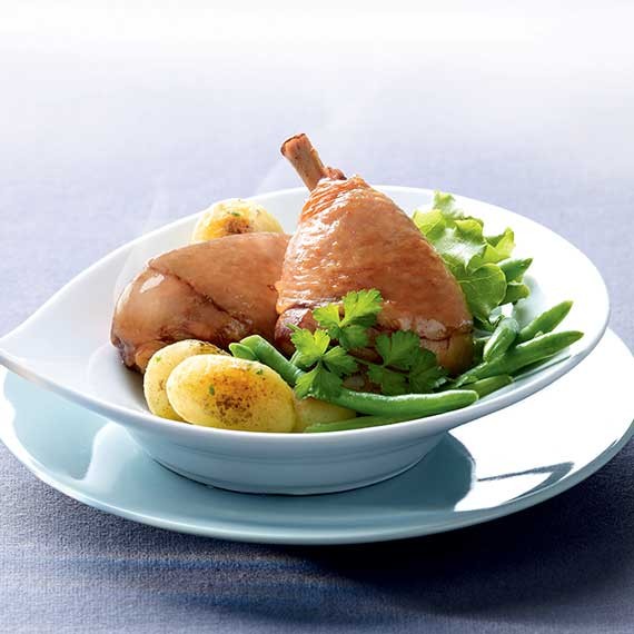Jambonnette de poulet confite