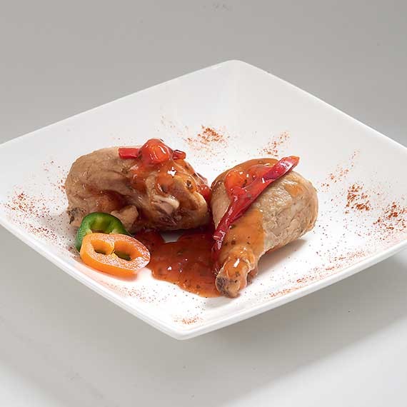 Poulet à la basquaise