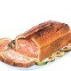 Saumon farci en croûte (1/2 s/vide)