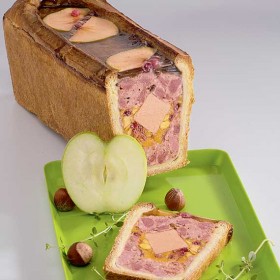 Cerf aux pommes vertes (entier s/papier ou 1/2 s/vide)