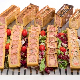 Pâtés en croûte Lunch (Apéro, Richelieu canard, deux olives, au saumon, aux noisettes)