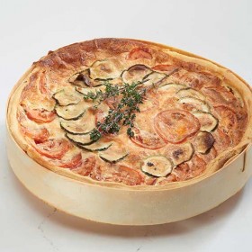 Quiche aux légumes de tian