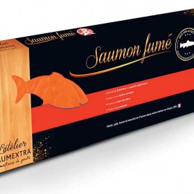 SAUMON FUME ECOSSAIS OU NORVEGIEN LABEL ROUGE (ENTIER OU PRETRANCHE MAIN)