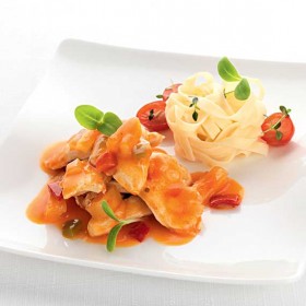 EMINCE DE POULET SAUCE AIGRE DOUCE 10 PARTS (2 kg)